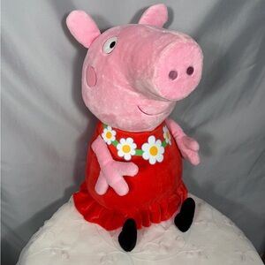 2021 Hasbro PEPPA PIG 25" Just Play Plush Super Soft Cuddly Stuffed Animal Toy